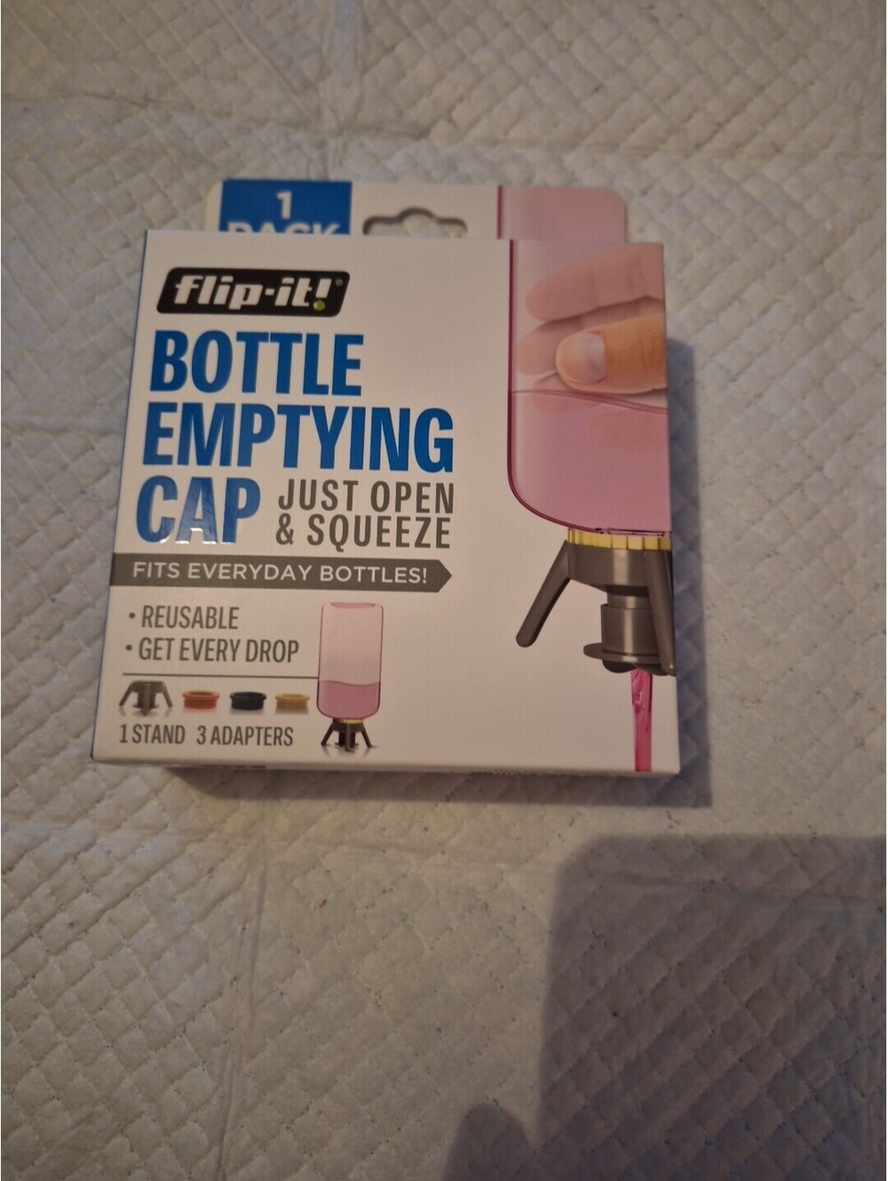 Flip-It! Gray Polypropylene Bottle Emptying Kit